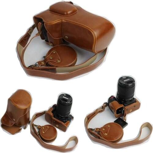 Black/Brown/Coffe/Camo Luxury Camera Leather Case Cover for Digital Nikon P900S COOLPIX P900s Battery Open With Storage Case