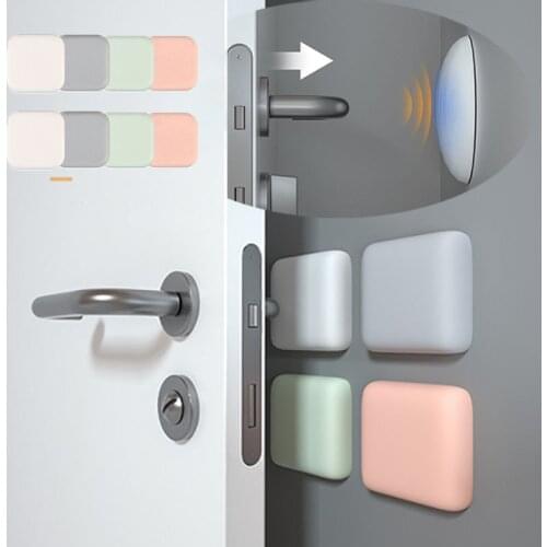 Silicone Stopper Door Mute Stickers Deurstopper Protection Porte Pad Door Stopper Silicon Rubber Hardware Bumper Wall Mat