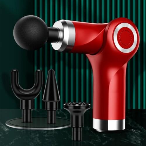 Foldable Mini Pocket Electric Fascia Gun Apply To Athletes Pain Trainer Therapy for Body Massage Relaxation Pain Relief Massage