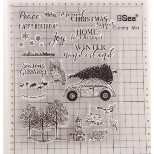 Owl Tree Silicone Clear Seal Stamp DIY Scrapbooking Embossing Photo Album Decor