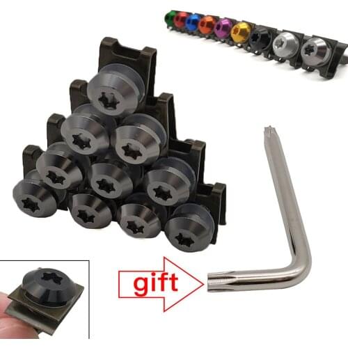 For Honda cbr 929 VTX1300 vtx 1300 VF750 VFR750 VFR800 Universal Motorcycle Fairing Body Bolts Scooter Clips Screw Nuts M6