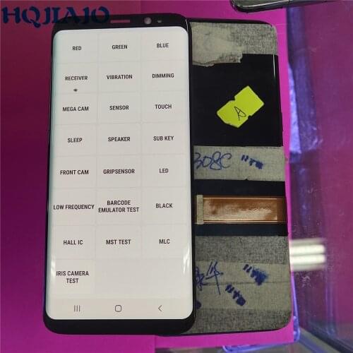 Green dot in the middle For SAMSUNG Galaxy S8 G950 G950F LCD Display S8 Plus G955 G955F LCD Display Touch Screen Digitizer