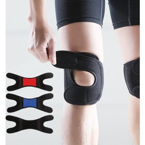 1PC Adjustable Pressurizable Patella Support Kneepad Preventive Relieve Injury Sports Knee Guard Basketball Knee Brace