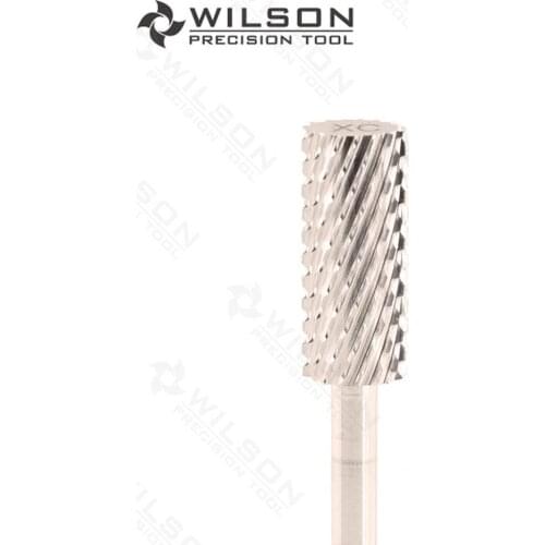 2pcs - Small Barrel Bit - Extra Coarse (XC-1110023) - Silver - WILSON Carbide Nail Drill Bit