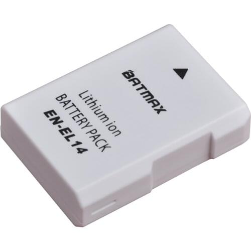 Batmax 1200mAh EN-EL14A EN-EL14 ENEL14 EL14 battery for Nikon D3400 D3300 D3100 D5600 D5100 D5200 D3200 P7000 P7100