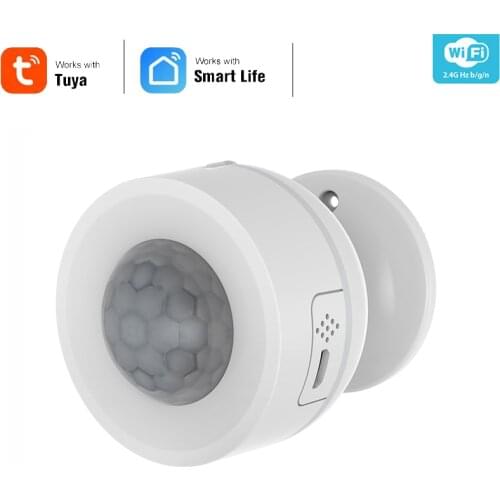 NEO Coolcam Wifi Temperature and Humidity Built In PIR Motion Detector Alarm Detector USB Or Battery Charge Tuya Smart Sensor