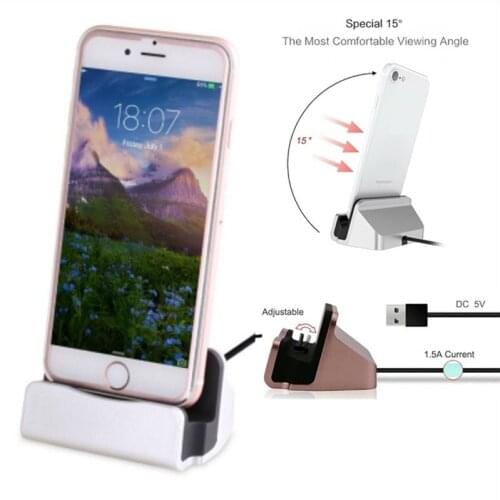 For Iphone 12 mini pro 11 Charger Dock Docking Station For Samsung A52 A51 A50 A72 A32 A21S 5G USB Data Charger Charging Base