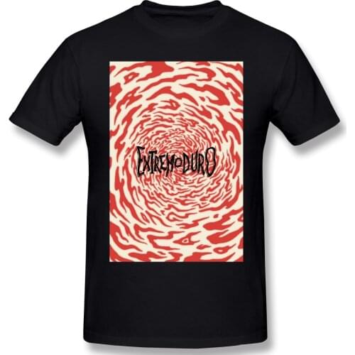 Fondo Extremoduro Rock band guitar music fanatic Mens Basic Short Sleeve T-Shirt Graphic Funny R251 T-shirts USA Size