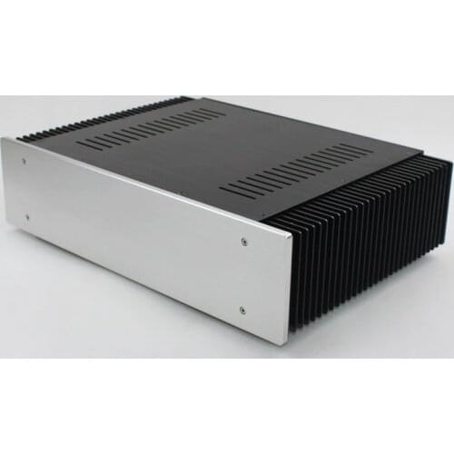 Shell 312*432*110MM WA61 all-aluminum holeless power amplifier chassis Class A power amplifier preamplifier AMP shell DIY box