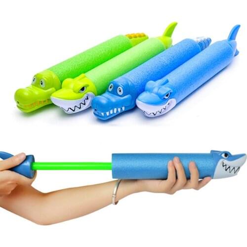 Cute Funny Shark Water Blaster Toy Water Shooter Soaker Pump Shooting Toy Outdoor Swimming Pool Beach Water Pistol Foe for Kids