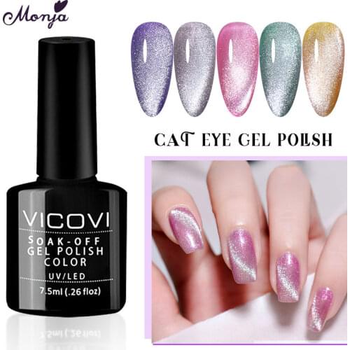 Гель-лаки Кошачий глаз для ногтей Monja China At AliExpress