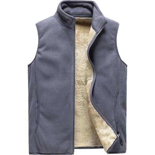Mens jacket Vest Sleeveless Cardigan Warm Fall Waistcoat for Work Streetwear Mens clothing for Autumn