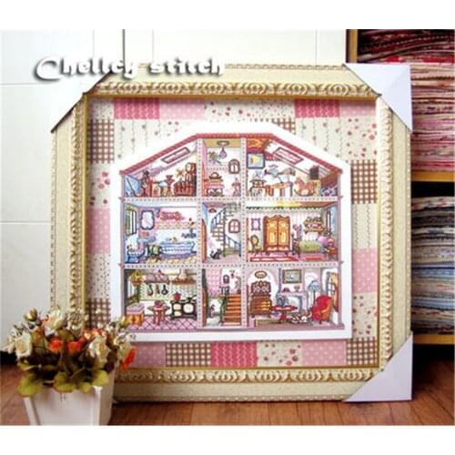 KT028 DIY Home Decoration Fun Needlework Craft Counted Cross Stitch Kit Embroidery Floss 14CT 18CT Stich Packages Paiting Gift