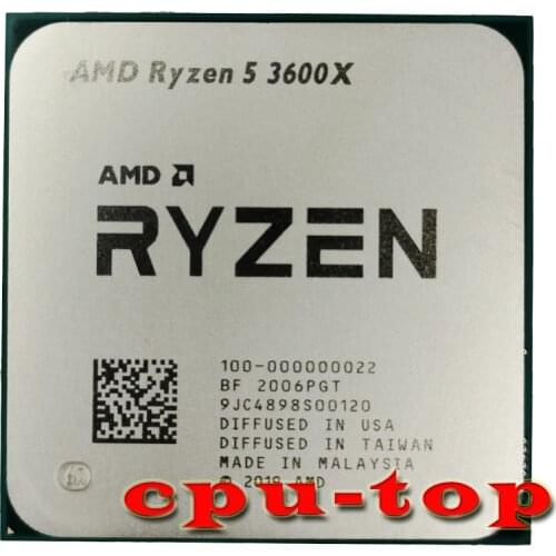 New amd ryzen 5 3600X 3.8GHz 6-Core 12-Thread 95W third generation Ryzen Processor Socket AM4 Desktop sealed