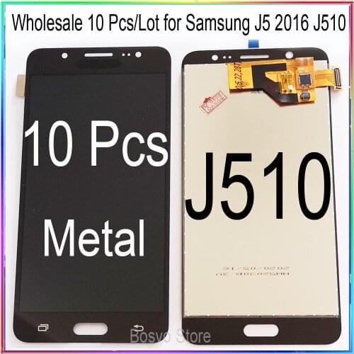 Wholesale 10 Pcs/Lot for Samsung J5 2016 J510 LCD screen display with touch assembly