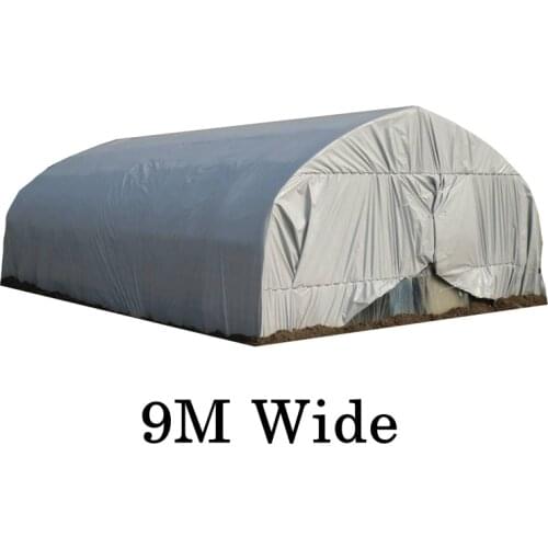 9M Wide Outdoor Garden Greenhouse Film 0.12mm Thickness Black and White Plastic Covers Film for Warehouses Seedling Planting