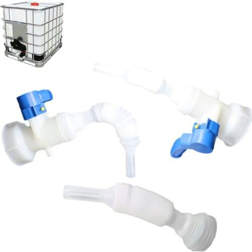 Plastic Extender Tube For IBC 1000 Liters Diversion Pipe Of Chemical Barrel And Urea Barrel For Ton Barrel Valve Accessories