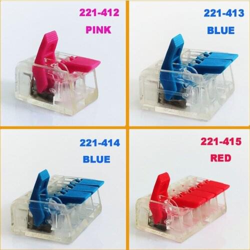 Wire Connector waterproof fast power connector wire terminal block PCT-212 PCT-213 terminal new Plug-in Electrical connector