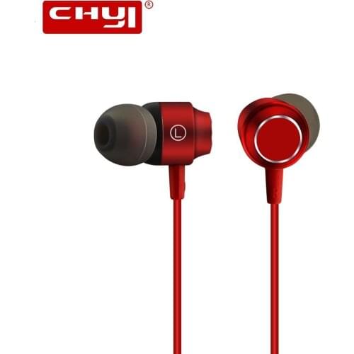 CHYI In-Ear Wired Magnetic Earphones Stereo Subwoofer Hi-Fi Earphones Micro Earbuds 120db Earbuds With Mic For Phone Computer