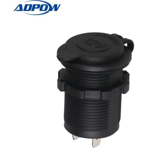 12V Car Boat Motorcycle Cigarette Lighter Sockets Power Plug Outlet Waterproof Cigarette Lighter Socket
