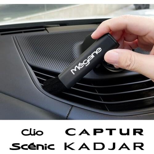 Car Air Conditioner Vent Brush Grille Cleaner For Renault Megane Clio Captur Kadjar Scenic Laguna Zoe Outlet Clean Accessories