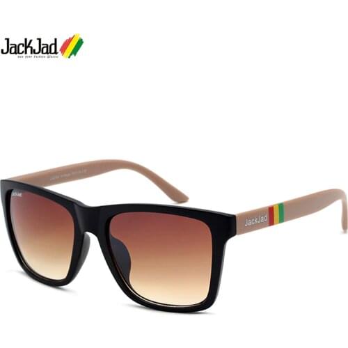 JackJad Fashion Men Women JJ2302 Vintage Square Style Sunglasses Gradient Classic Trend Brand Design Sun Glasses Oculos De Sol