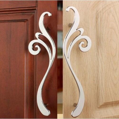Modern minimalist art modeling creative cabinet drawer closet door handle handle left and right handle left right handles 5"
