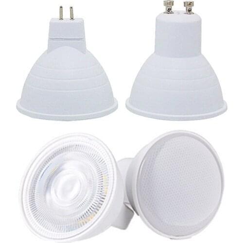 10xGU10 MR16 Led Bulb Spotlight 220V Natural Light NatureWhite 4000k Cool White 6500k Warm White 3000k DimmableCob Lamp 6W 230V