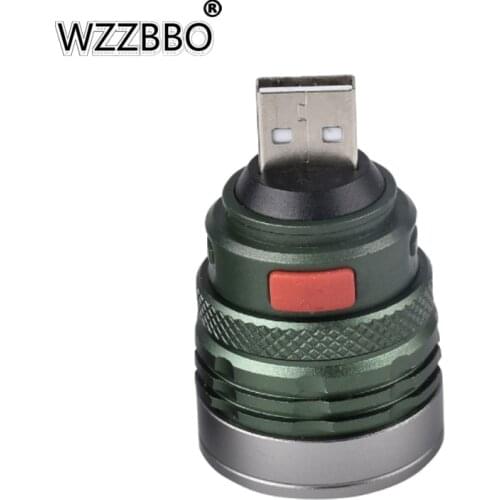 USB Handy Powerful LED Flashlight Portable Mini Zoomable 3 Modes Pocket Torch Lamp Lanterna Lighitng For Hunting Camping