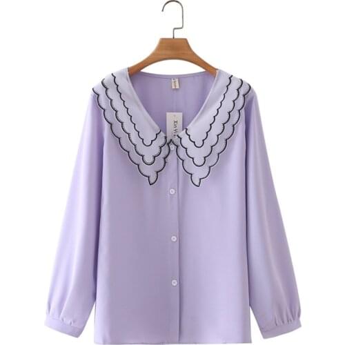 Plus Size XL-4XL White Black Chiffon Muslimah Tops Women Long Sleeved V-neck A-line Blouse Large Size Fashion OL Blusas