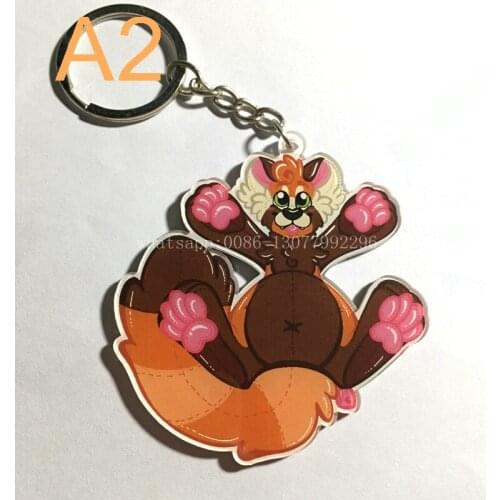 25pcs Custom Acrylic Keychain Charactor print badge DIY logo badge with any design