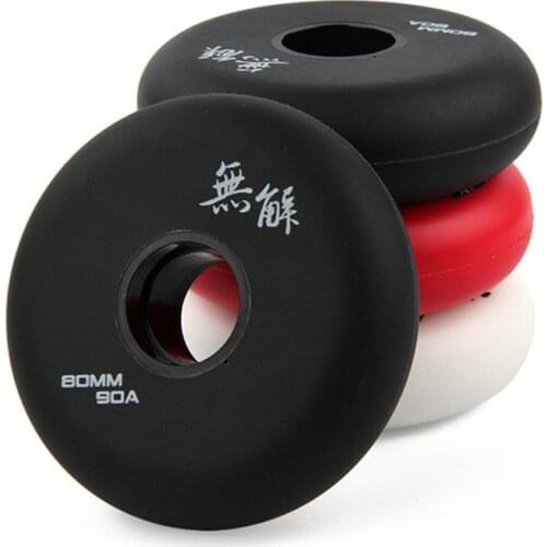 10 pieces 90A 76mm black Wheels
