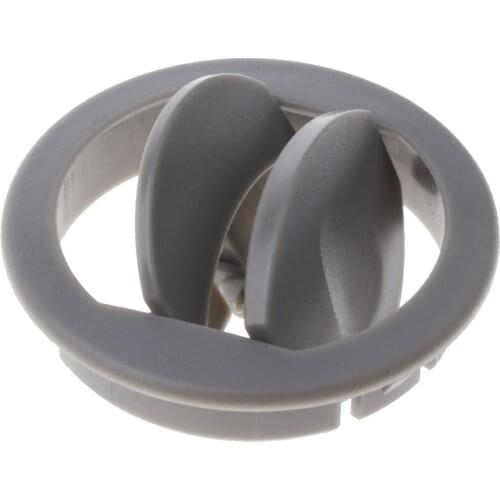 2Pcs Car RV ATV Side Roof Air Vent Outlet Round Ventilation Outlet (Gray)