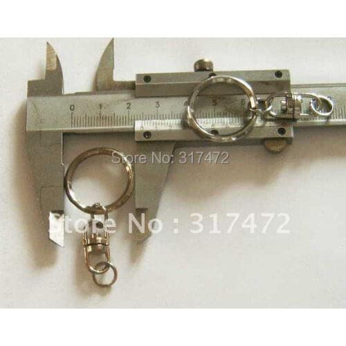 Freeshipping !!! "8" shape Key Ring Key Chain Jewelry Findings