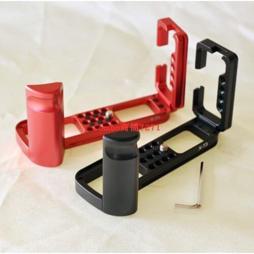X-T3 Vertical shoot Quick Release L Plate/Bracket hand Grip Holder tripod with 1/4 Screw for Fujifilm Fuji XT3 Camera ballhead