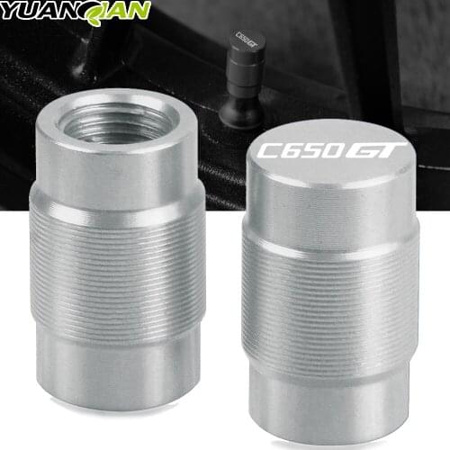 For BMW C650GT C650 GT 2012-2015 2013 2014 Motorcycle Aluminum Accessorie Wheel Tire Valve Stem Caps CNC Airtight Covers C650GT