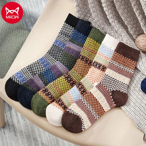 Мужские махровые носки MiiOW China At AliExpress