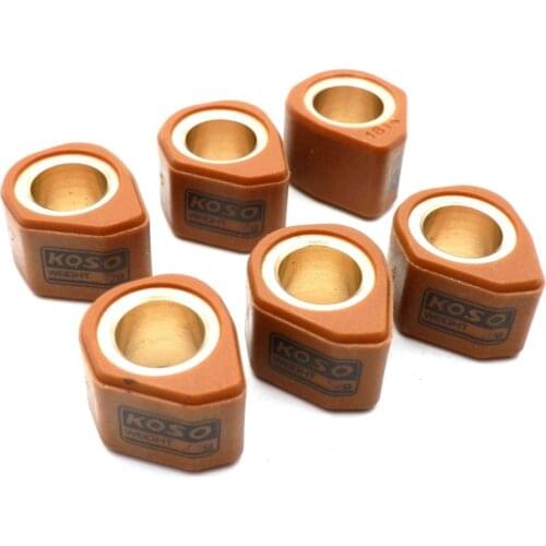 KOSO Performance Variator Weight Rollers Polygon Sliders 18X14mm For GY6 150cc Scooter 12/13/14/15/16/17/18 gram