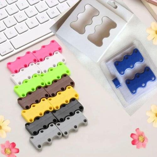 Fashion Novelty Strong Quick Easy Magnetic Shoelaces Strap for Sneakers Shoes Buckles Lock Closure No Tie Shoelace Buckle