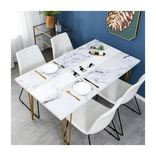 New Arrive 1.5mm PVC Table Cloths Oil Table Cover Kitchen Pattern Dinning Table Mat Protect The Desktop Soft Glass Table Cloth