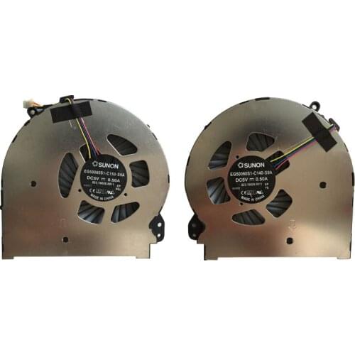 NEW laptop fan for HP OMEN 15-5000 cpu cooling fan cooler 788600-001 EG50060S1-C150-S9A EG50060S1-C140-S9A Left and right