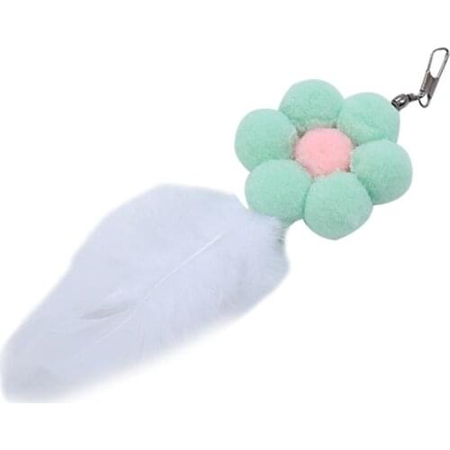 Legendog 1pc Cat Stick Replacement Fake Feather Decor Teaser Refill Cat Teaser Toy Refill Pet Supplies Cat Favors