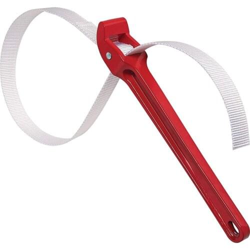Pipe Strap Wrench,12-inch Capacity Adjustable Strap Wrench