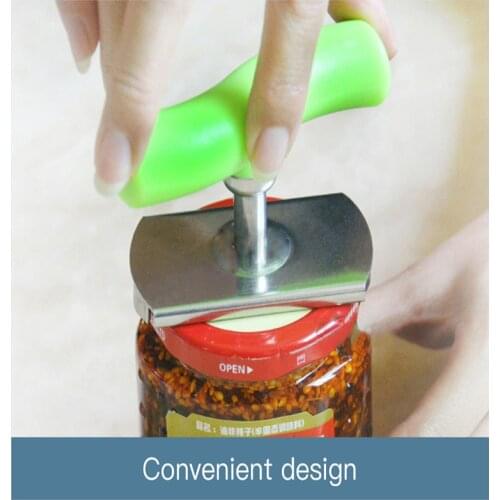 Adjustable Stainless Steel Can Opener Mini Jar Openers Manual Spiral Seal Lid Remover Bottle Opener Kitchen Gadgets