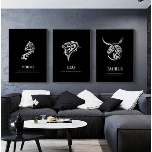 Modern Constellations Canvas Art Oil Painting on The Wall Art Posters Prints Wall Pictures for Living Room Home Wall Cuadros