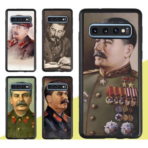Stalin Soviet Union Case For Samsung Galaxy Note 20 Ultra S9 S10 S20 Plus A51 A71 A70 A50 M31 M21 A31 A21S A20e
