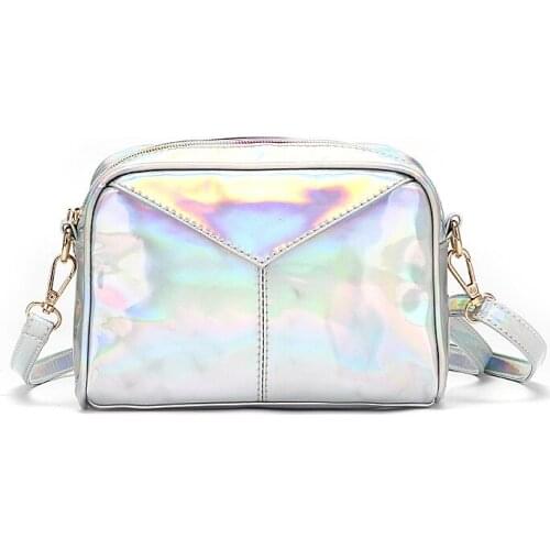 Women Shoulder Bags Holographic Evening Handbags Messenger Bag Crossbody Bag