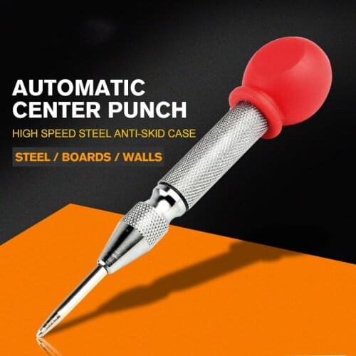 1PCS Drill Bit Tool Automatic Center Pin Punch HSS Center Punching Stator Spring Loaded Marking Drilling Tool