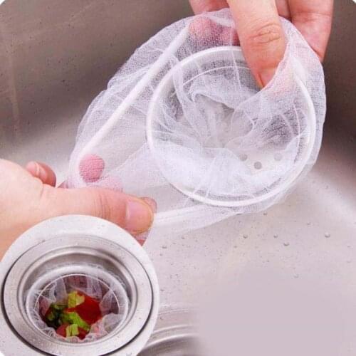 30/100 Pcs Kitchen Anti-Clogging Sink Filter Washing Dishes And Vegetables Drain Residue Filter Garbage Bag