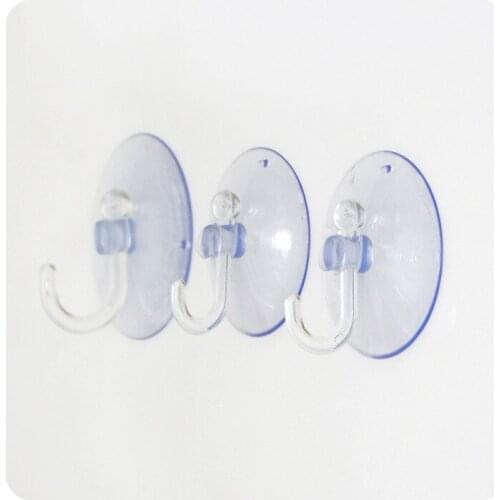 5/10pcs Glass Window Wall Hooks Hanger 35mm Mini Strong Suction Cup Suckers Kitchen Bathroom Hooks Supplies